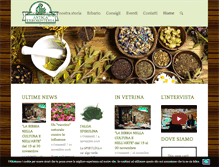 Tablet Screenshot of erboristeriacucino.it